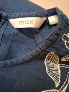 Blue Embroidered Kurta