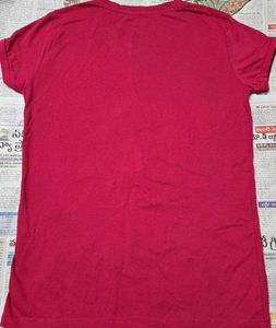 Stylish Pink T-Shirt with Graphic Print