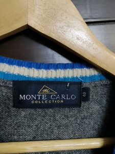 Monte Carlo Men's Argyle V-Neck Sweater Vest