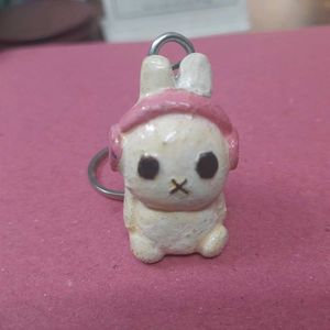 Miffy With Headphone Keychain