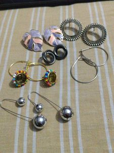 Assorted Dangle & Stud Earrings Set