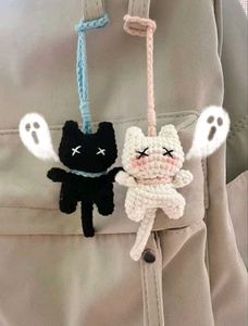 Cute Crochet Cat Keychains - Set of 2