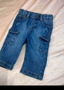 Kids Denim Cargo Shorts