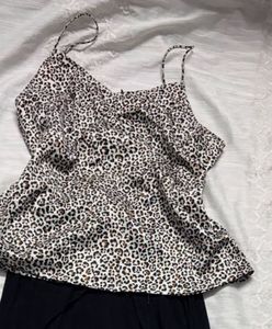 Leopard Print Camisole Top