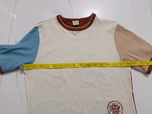 Color Block Knit Top