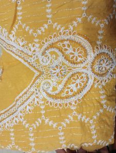 Yellow Anarkali Suit