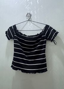 Off shoulder Top Shein