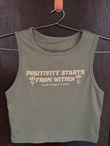 Women's Graphic Crop Tank Top