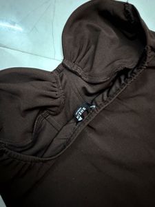 Brown Corset Bodysuit