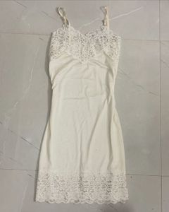 Lace Trim Slip Dress