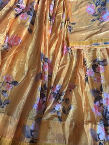 Floral Yellow Lehenga