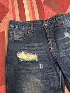 Distressed Denim Jeans