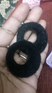 🆕️🆕️Black fur earrings