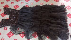 black gown