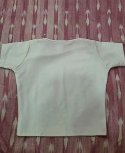 off white croptop