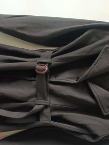 Vintage Black Belted Coat