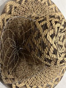 Brown Color Hat/cap With Beautiful Detailings