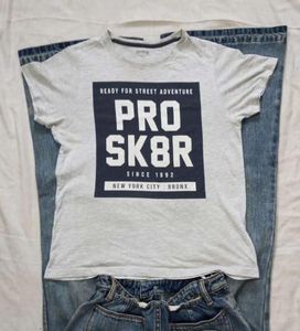 Grey Pro Sk8r Graphic T-Shirt