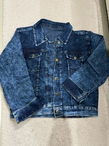Stylish Acid Wash Denim Jacket