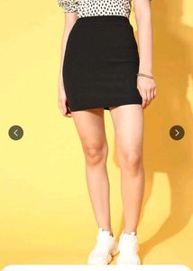 Classic Black Mini New Skirt