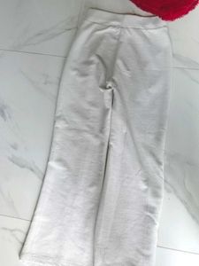 White Flare Pants