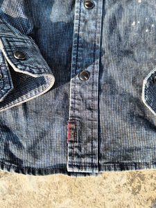 Denim Style Button Down Shirt