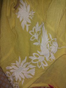 Vibrant Yellow Embroidered top