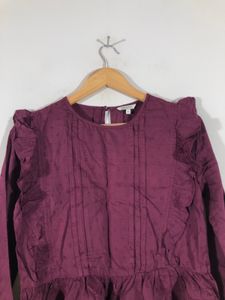 Burgundy Casual Top(Women’s)