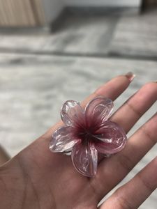 6 Floral Hair Clips and Bow