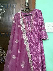 Elegant Purple Kurta Set