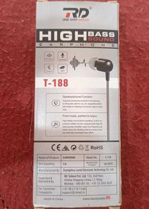 RD Stereo Earphones T-188