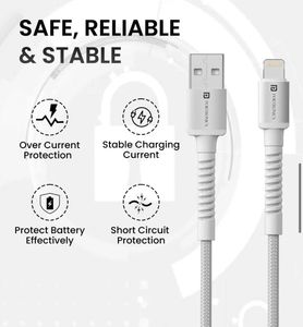 🆕Portronics Konnect X USB to 8-Pin Cable 2M