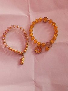 Beaded Charm Bracelet Set