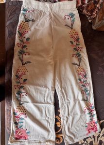 Embroidered Lace Trimmed Co-ords