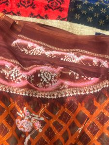 Elegant Floral Print Saree