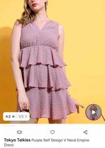 new Tokyo talkies v neck empire dress
