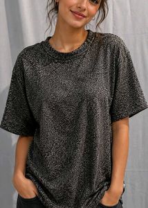 Sparkly Black & Silver T-Shirt