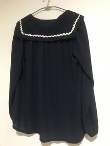 Beautiful Navy Blue Georgette’s Top