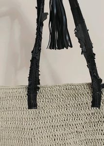Used Jute Beach Bag