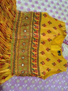 Beautiful Yellow Printed Ethnic Gown