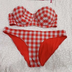 H&M Gingham Bikini Set