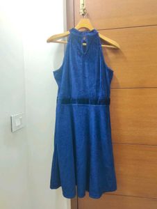 Blue Velvet Mini Dress💙