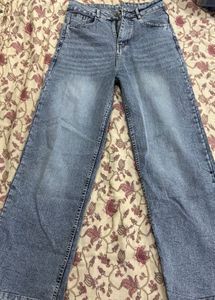 Light Wash Wide Leg Jeans
