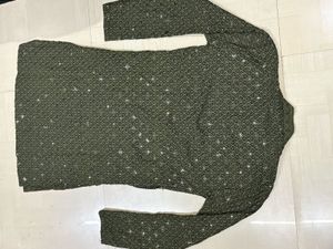 Embellished Kurta Set