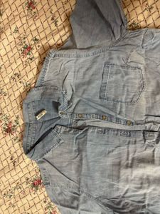 Classic Blue Denim Shirt for Women