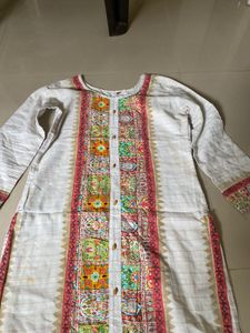 Cute Pink Patterned kurta