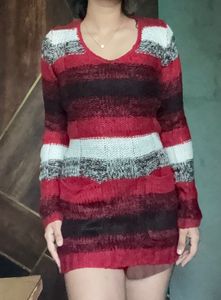 Cozy Striped Knit Sweater