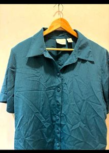Teal Button-Up shirt