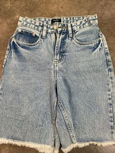Vintage Wash Denim Shorts