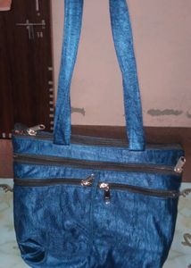 Blue Velvet Tote Bag